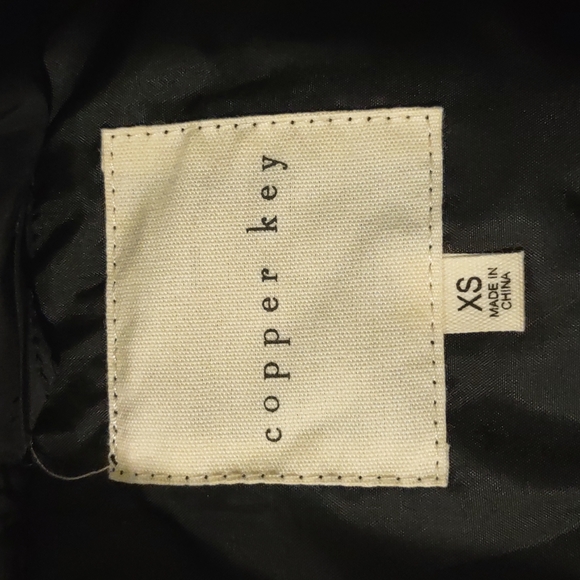 NWT Copper Key quilted black coat with detachable hood - Picture 8 of 9